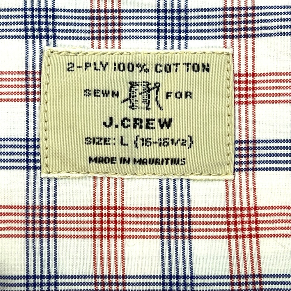 J. Crew Men’s Shirt long sleeve Size Large 100% Cotton 🧵 🪡 - Picture 6 of 15